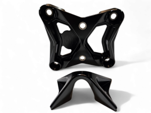 Can-Am Maverick X3 Radius Rod Plate - Elektric Off Road - Anodized - Black - `17-`21